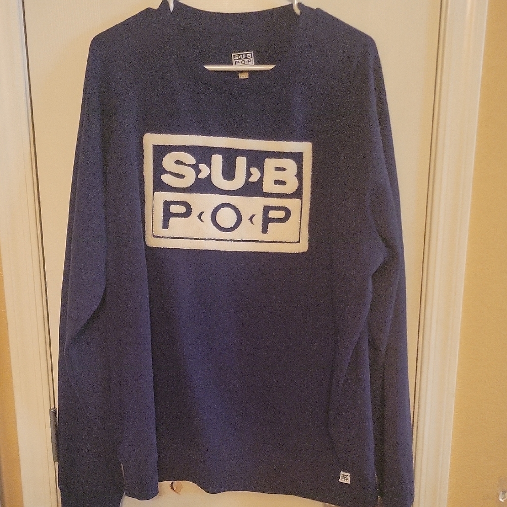 Men's Sub Pop Blue Sweater
